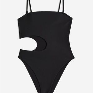 H&M high leg cut out swimsuit